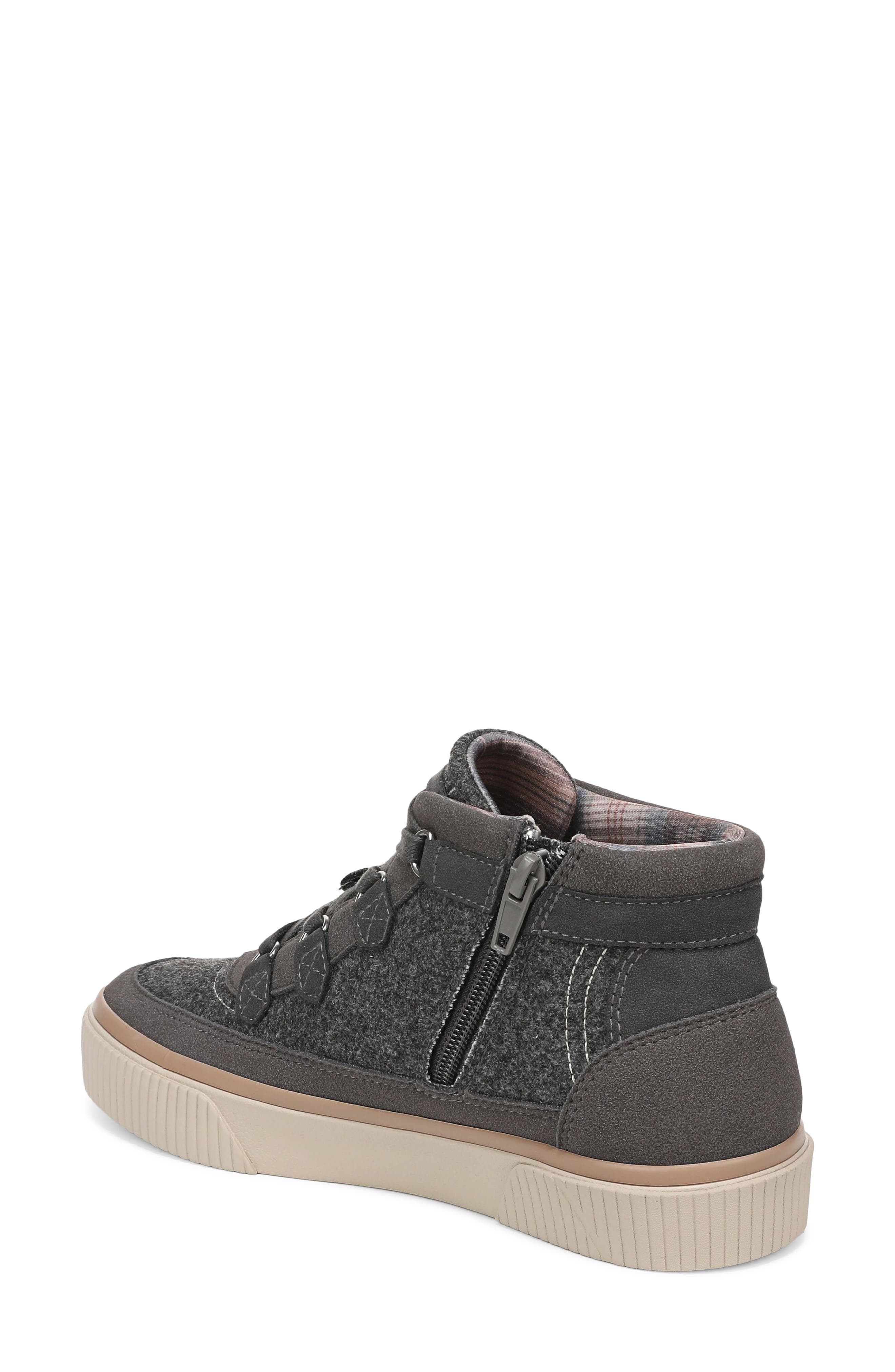 Affton Sneaker Boot, Alternate, color, CHARCOAL GREY FAUX SUEDE