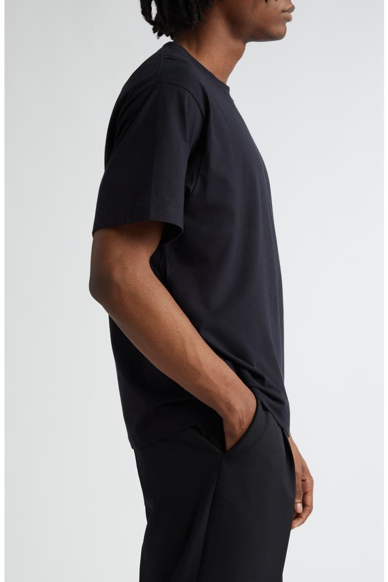 Back Logo Organic Cotton Graphic T-Shirt, Alternate, color, BLACK