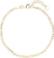ARGENTO VIVO Figaro Chain Bracelet
