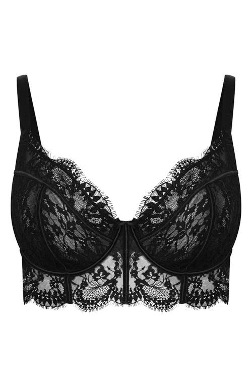Shop City Chic Arabella Longline Underwire Bra