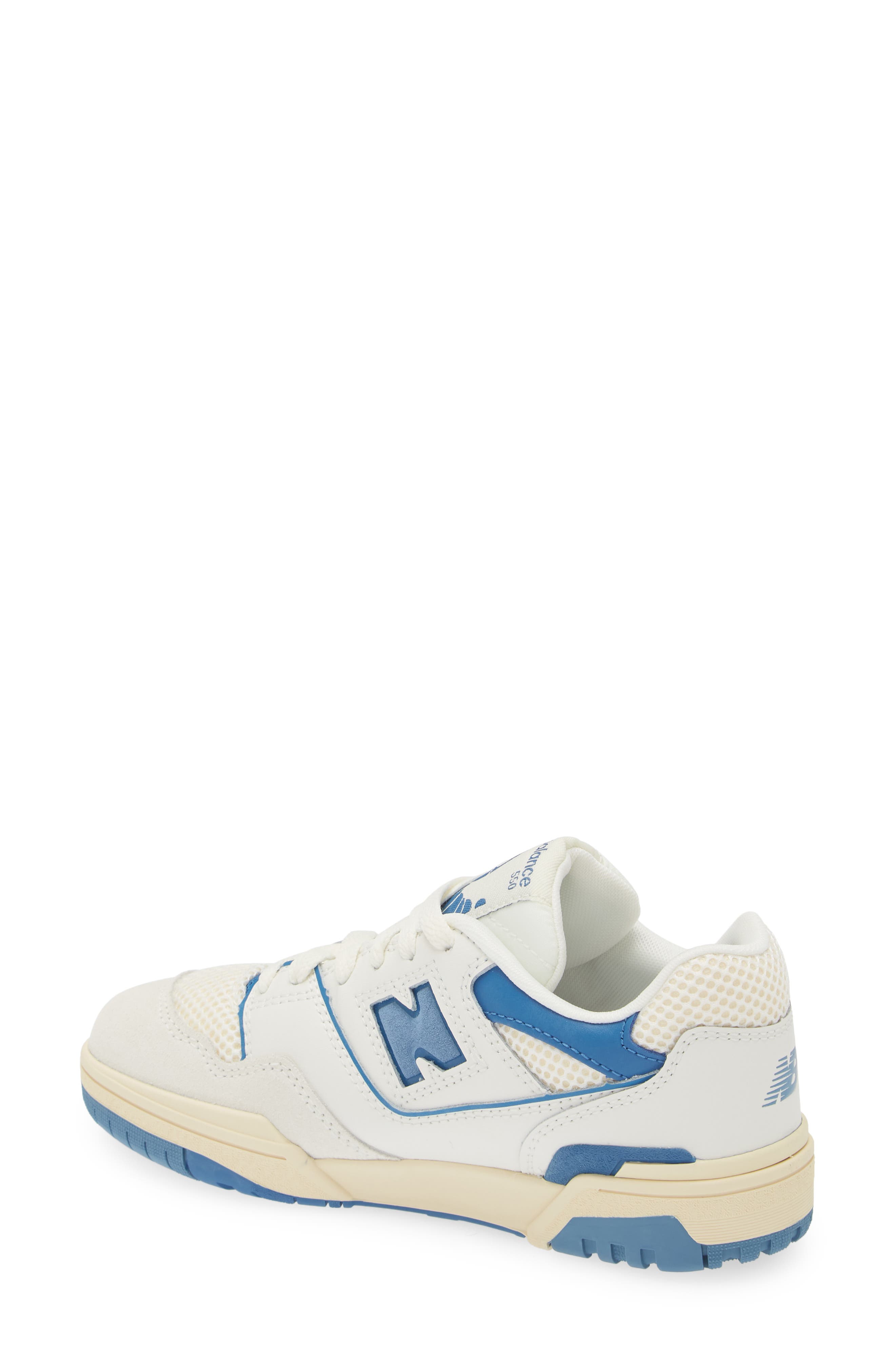 New Balance 550 Basketball Sneaker, Alternate, color, Heron Blue/ Sea Salt