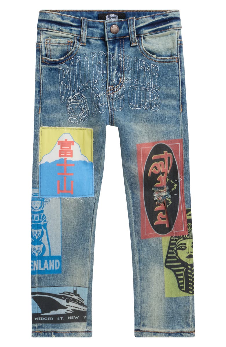 Billionaire Boys Club Kids' Earth Jeans, Main, color, Light Mart