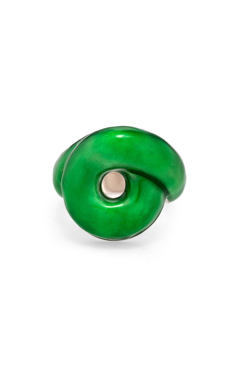 Bea Bongiasca Tarallo Ring, Main, color, Green