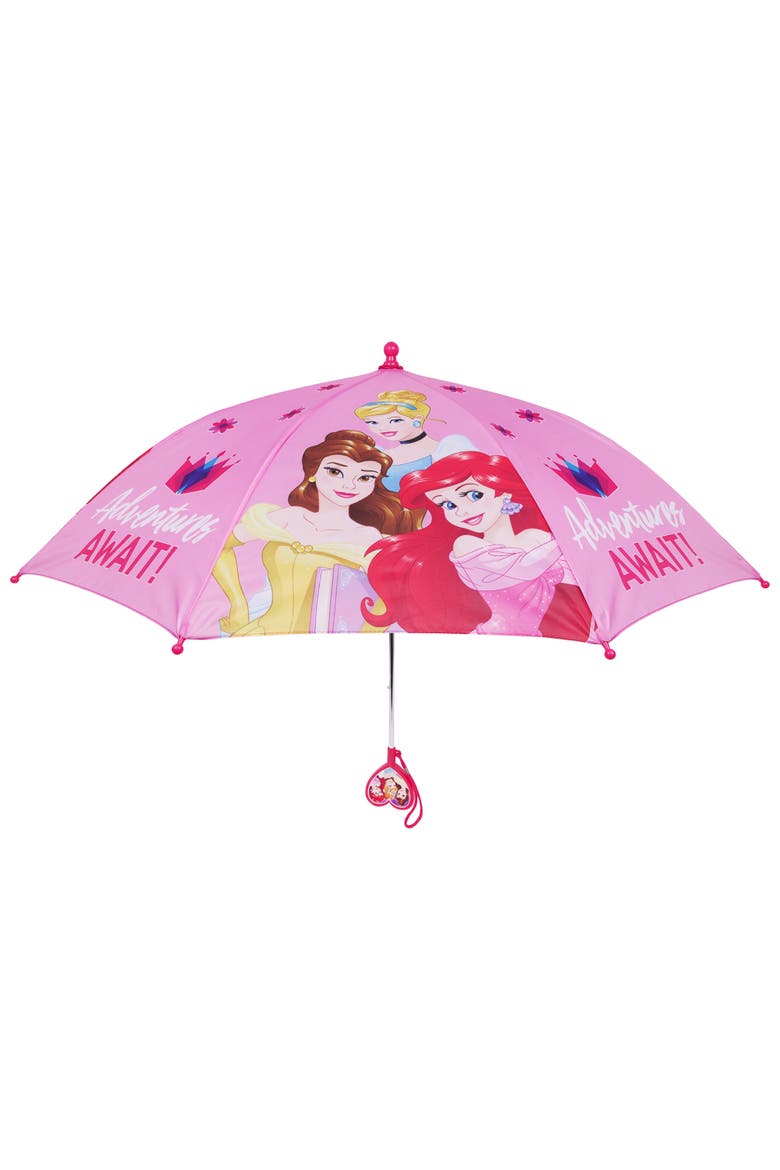 Princess "Adventures Await" Kids Umbrella, Main, color, PINK
