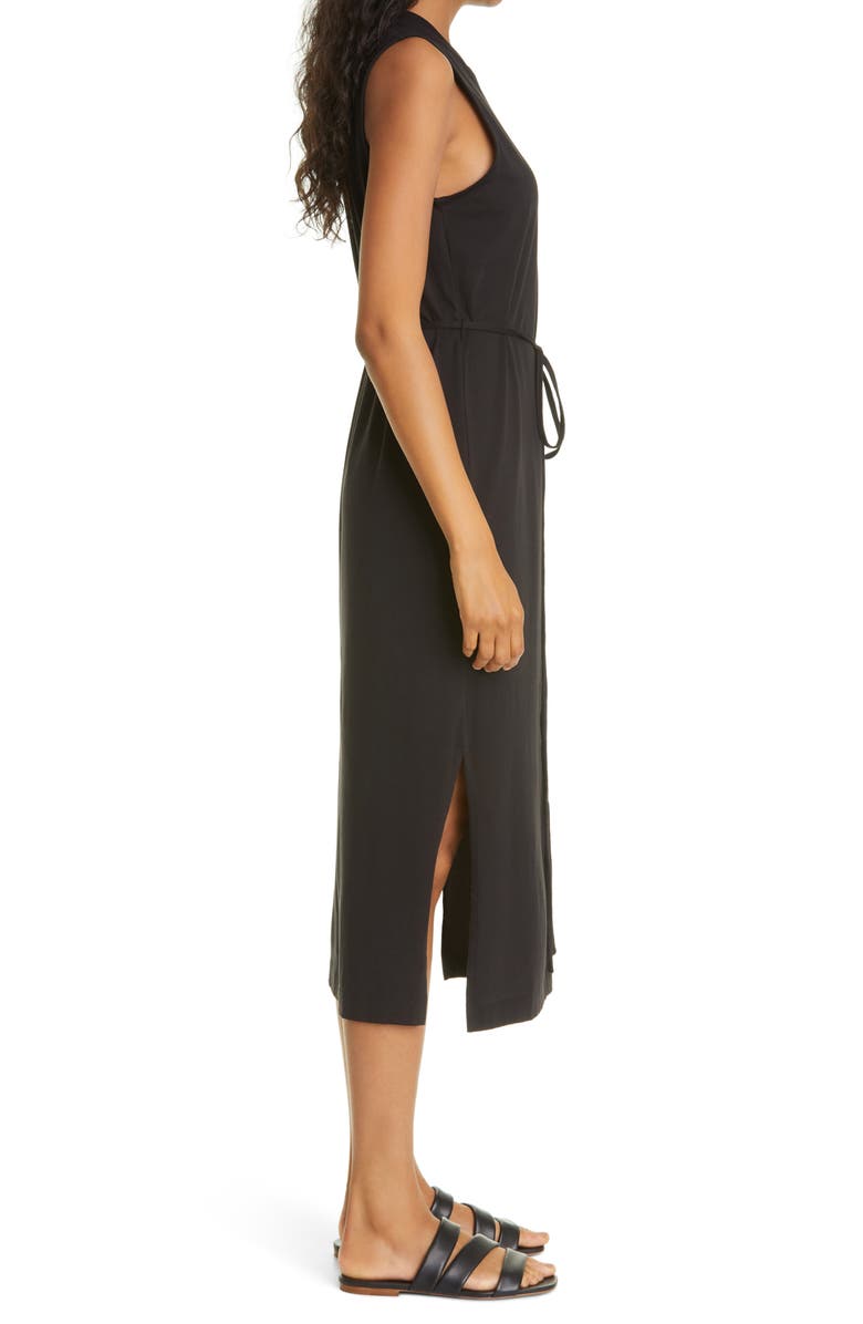 Vince Sleeveless Pima Cotton Maxi Dress, Alternate, color, 