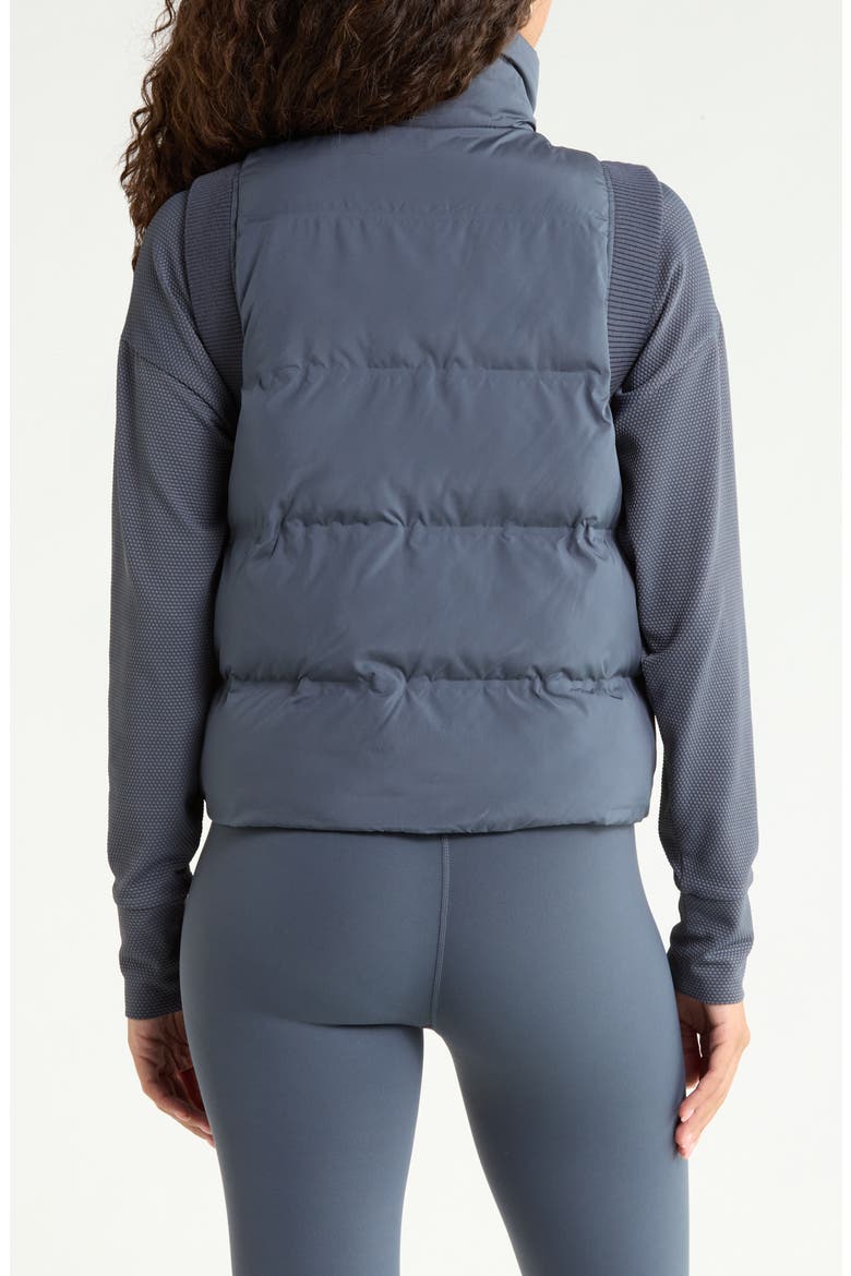Rib Trim Puffer Vest, Alternate, color, NAVY ARMADA