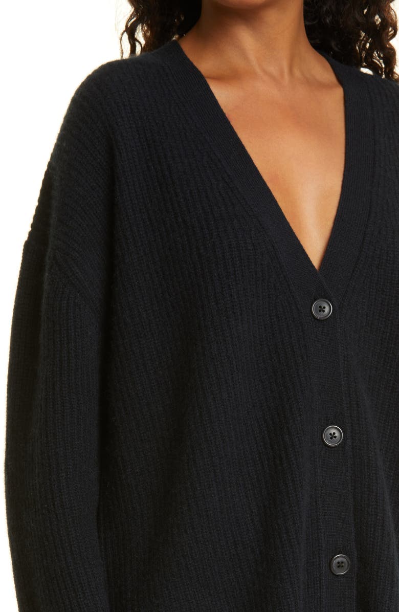 Nordstrom Signature V-Neck Cashmere Cardigan, Alternate, color,