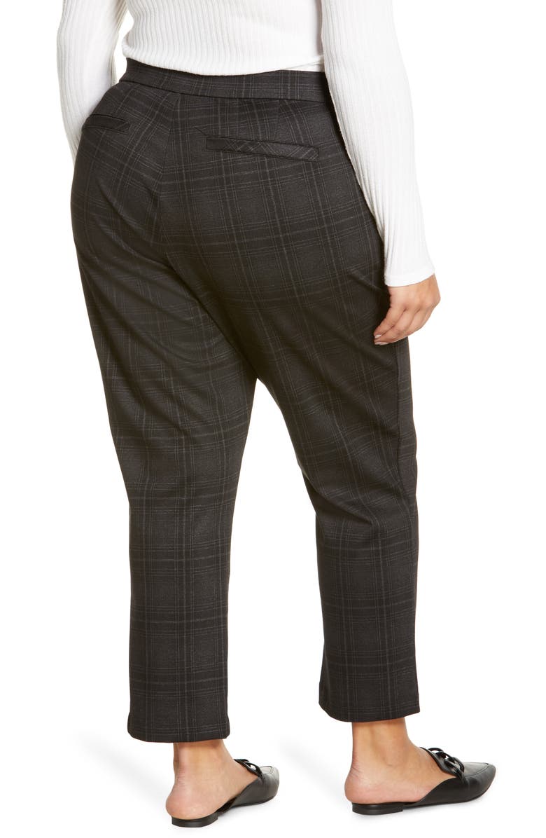 Wit & Wisdom 'Ab'Solution Plaid Ankle Trousers, Alternate, color, 