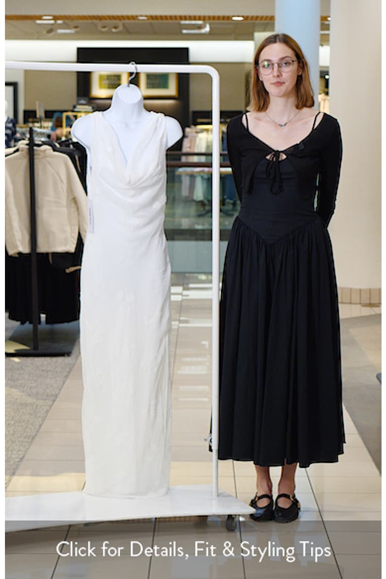 Contessa Cowl Neck Maxi Dress video
