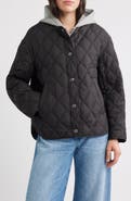 Sam Edelman Hoodie Bib Quilted Jacket