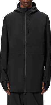Rains Suva Hardshell Hooded Long Rain Jacket