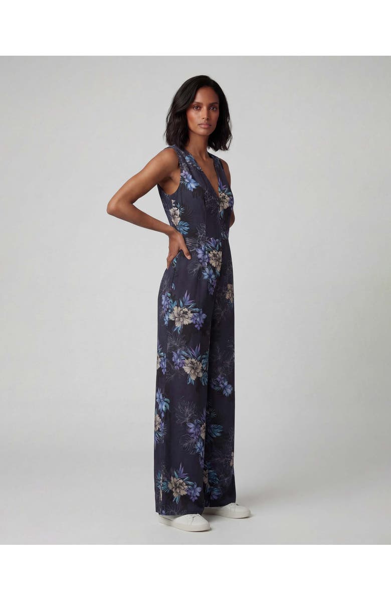 Lords of Harlech Exotic Floral Womens Tailored Jumpsuit, Alternate, color,