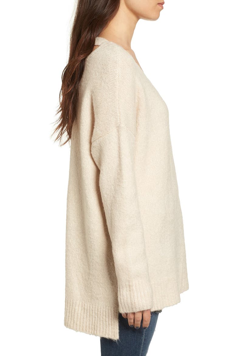 Cross Back Sweater, Alternate, color, IVORY