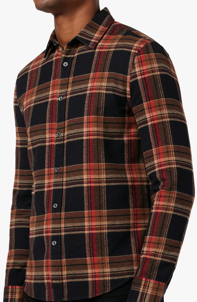 Joe's Harris Plaid Cotton Bouclé Flannel Button-Up Shirt, Alternate, color, 