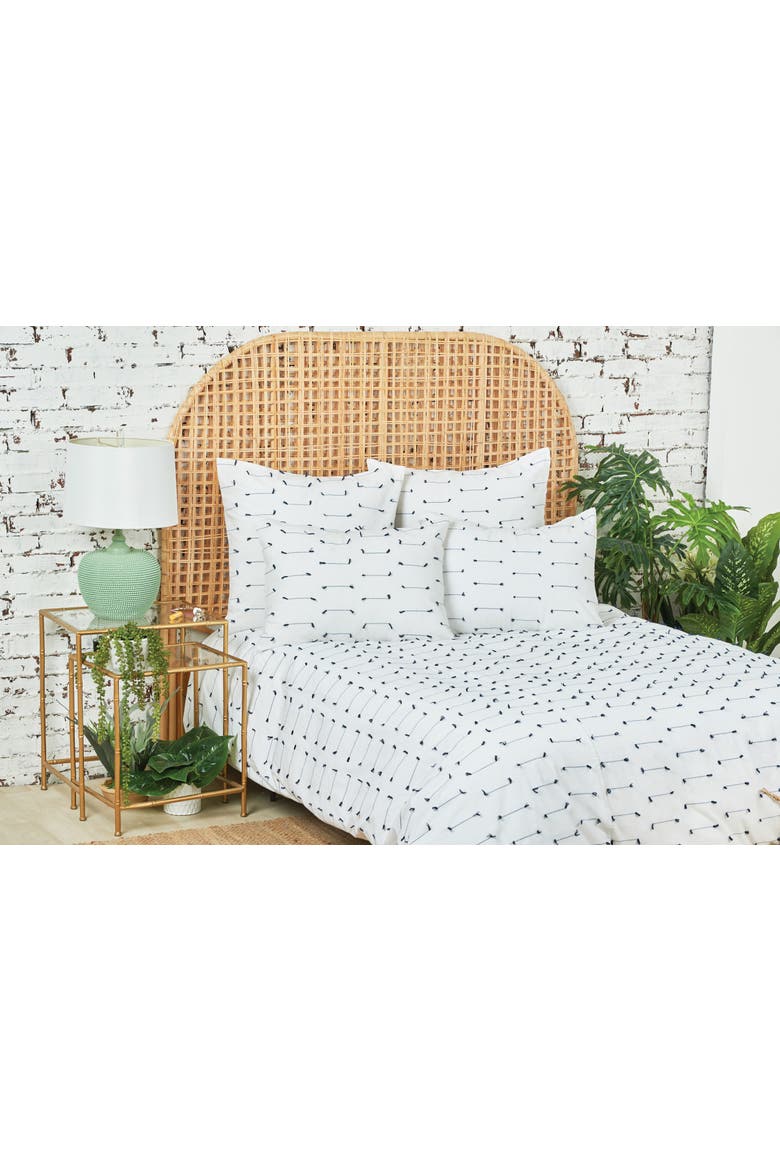 Mel King Duvet Cover, Alternate, color, White