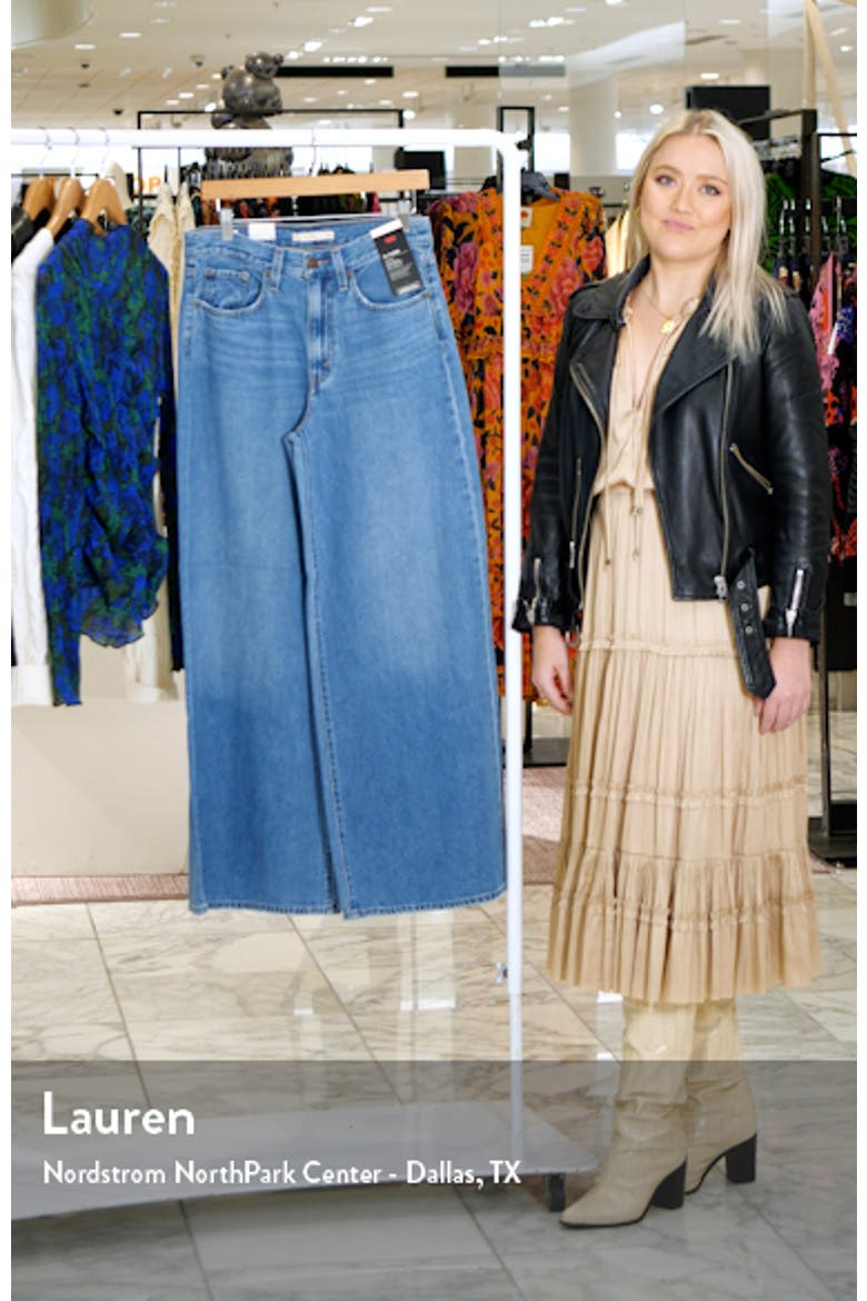 XL Flood Wide Leg Jeans video
