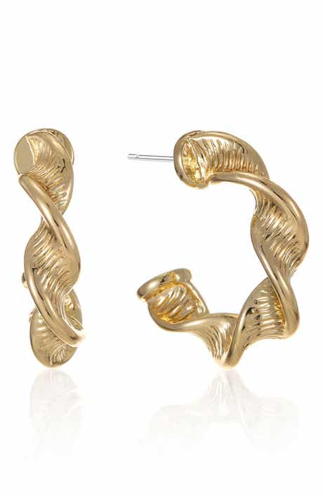 Braided Hoop Earrings