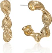 Ettika Braided Hoop Earrings