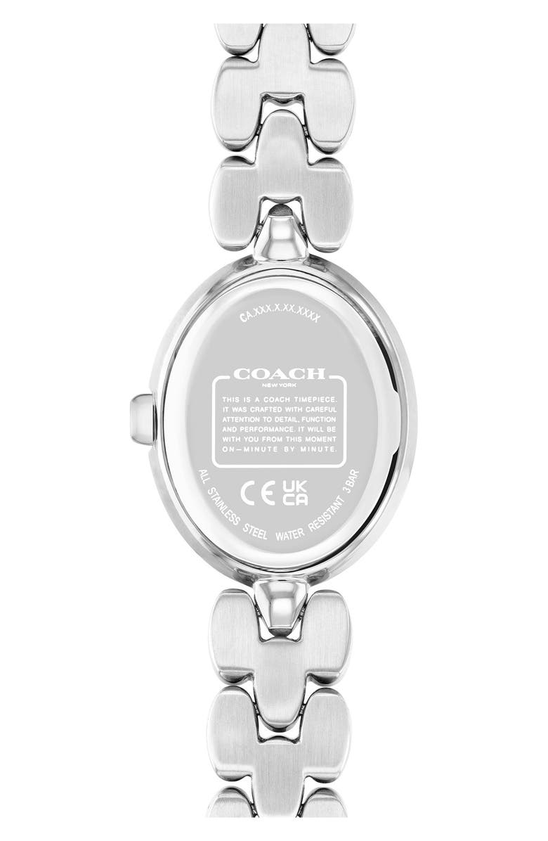 COACH Sammy Bracelet Watch, 22.5mm, Alternate, color, Silver White