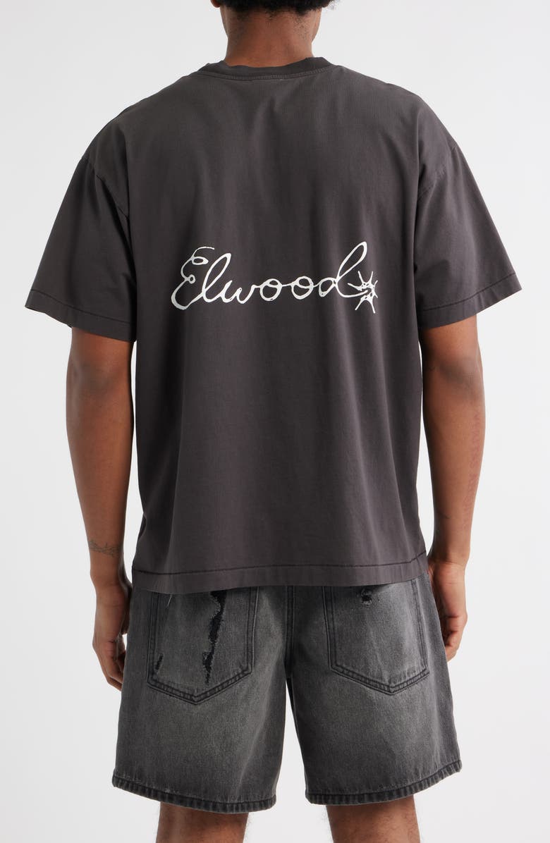 Elwood Trademark T-Shirt, Alternate, color, Vintage Black