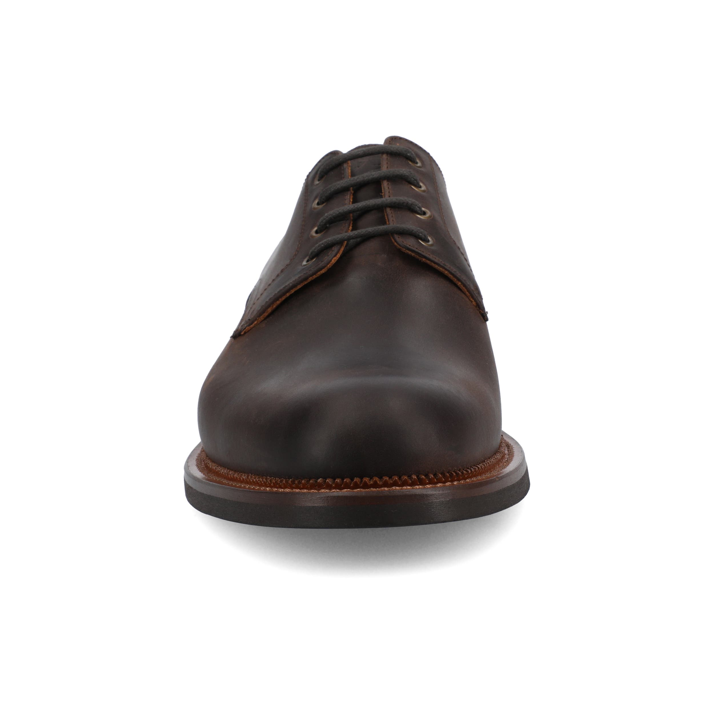 The Miles Medium and Wide Width Oxford Dress Shoe, Alternate, color, Dark Brown