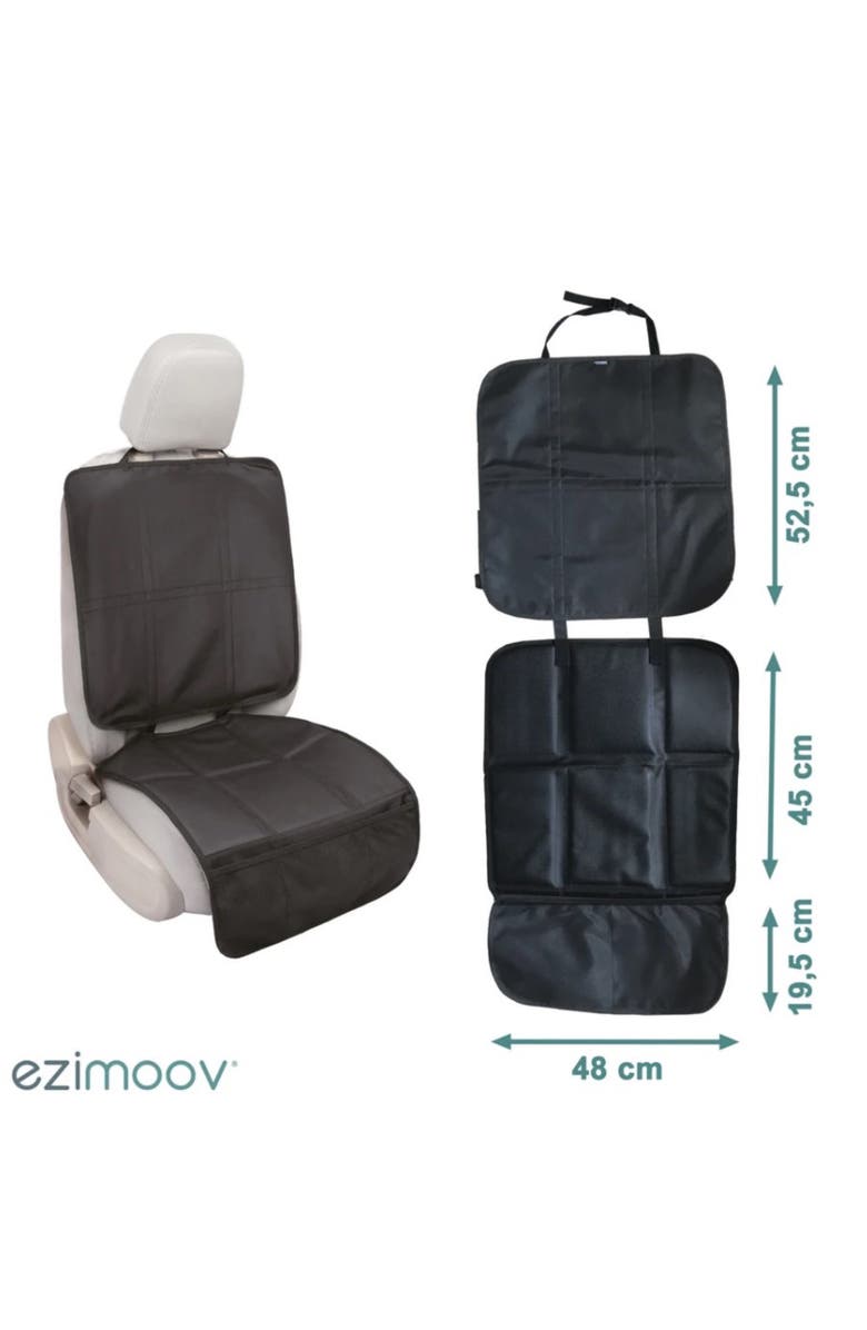 ezimoov Ezi Mat 3 in 1 Seat Protector, Alternate, color, Black