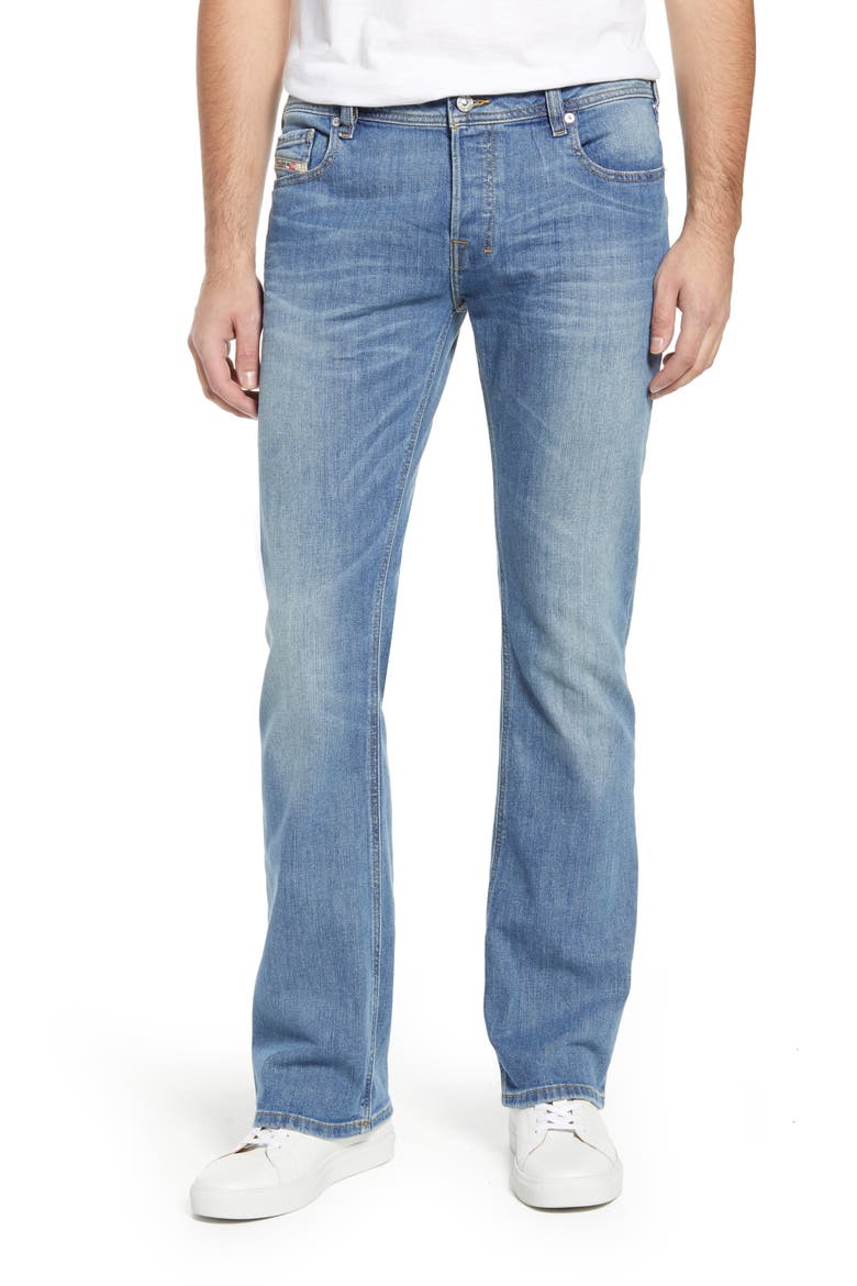 Zatiny Bootcut Jeans, Main, color, LIGHT BLUE