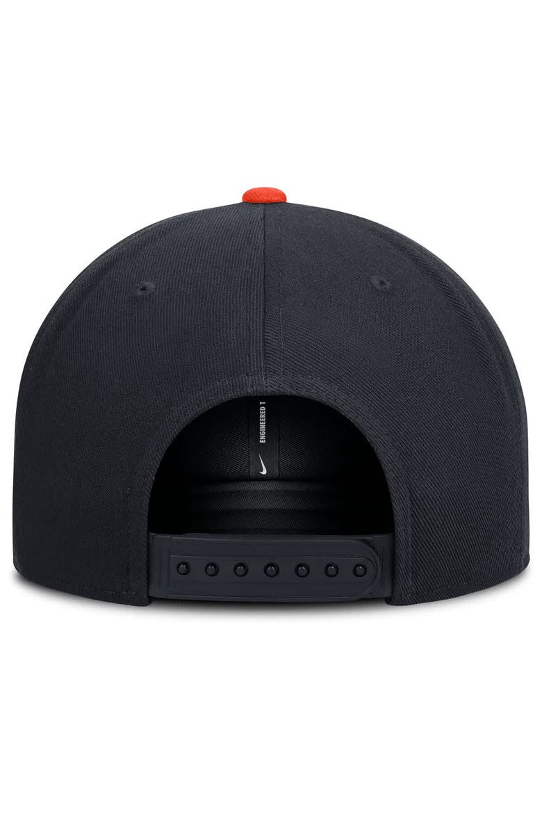 Men's Nike  Navy/Orange Detroit Tigers Primetime Pro Dri-FIT Snapback Hat, Alternate, color, Navy