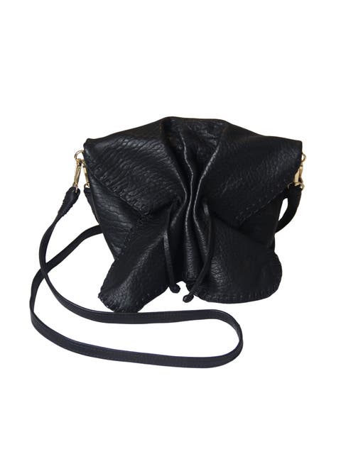 Full Size Convertible Butterfly Lambskin Crossbody Bag