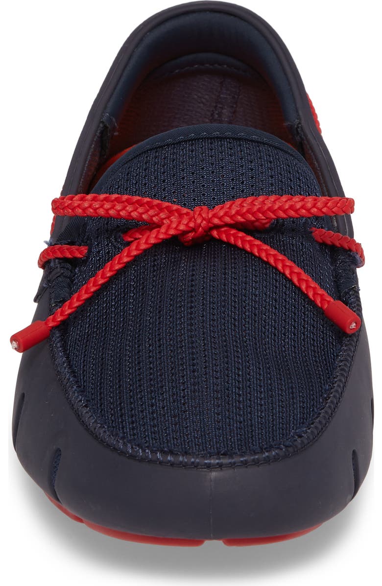 Swims Lace Loafer, Alternate, color, Navy/ Navy/ Red