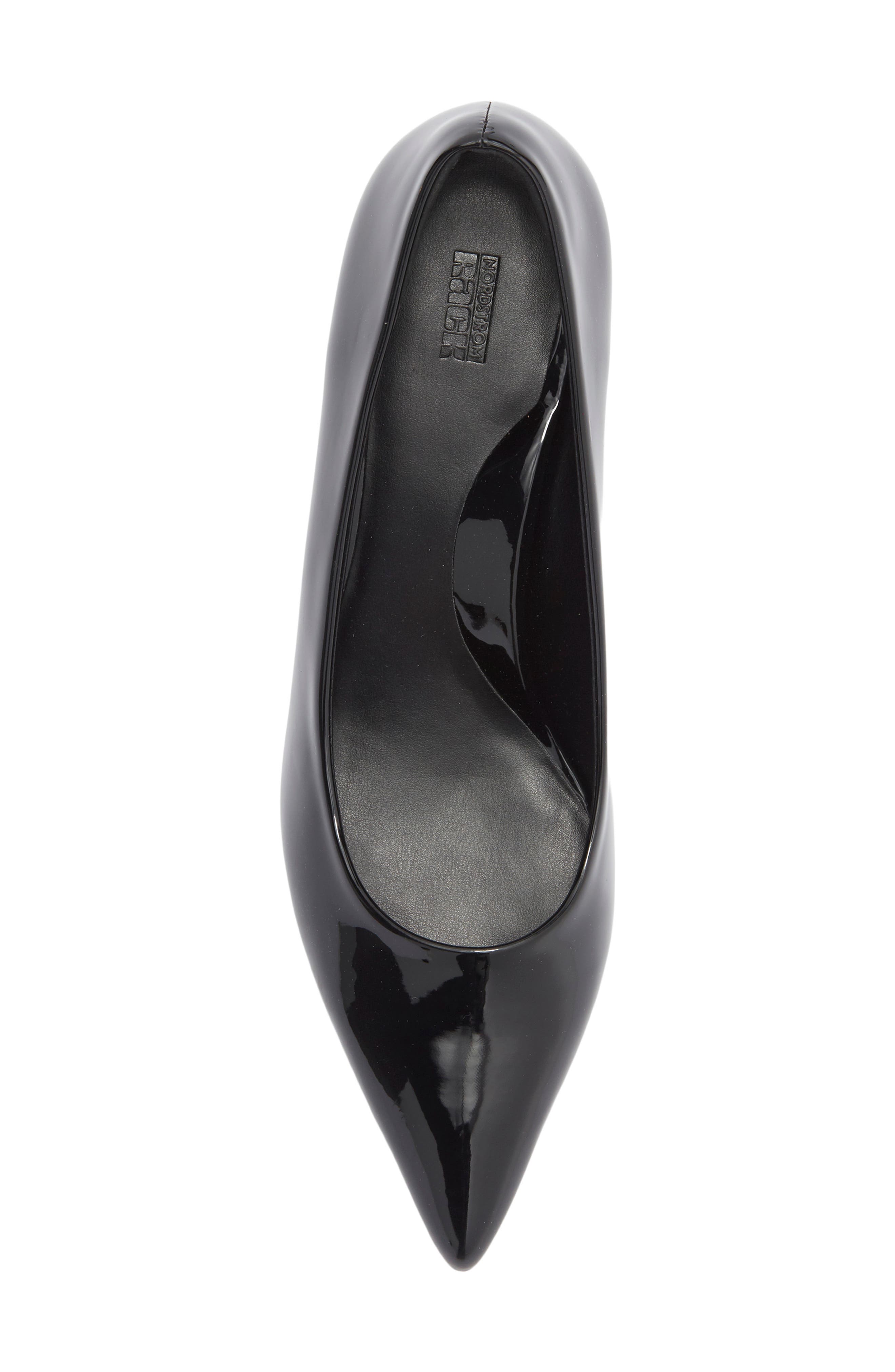 NORDSTROM RACK Sammy Pointed Toe Pump, Alternate, color, Black