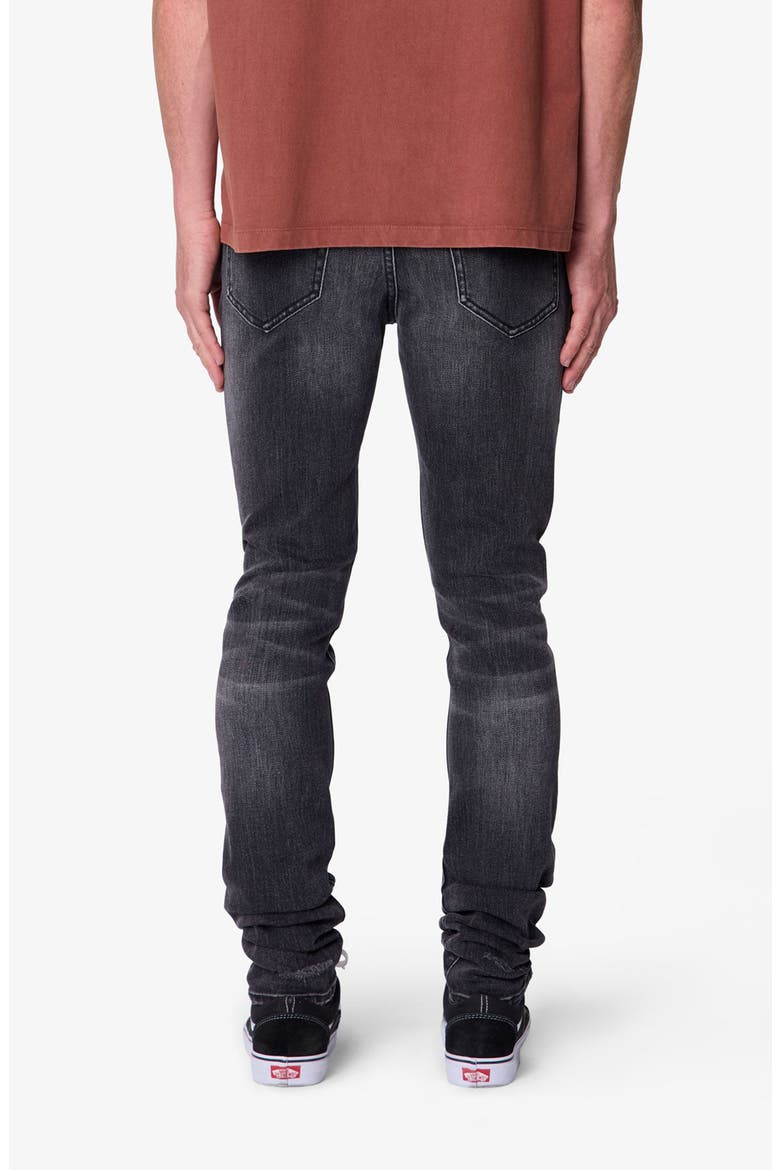 Distressed Skinny Jeans, Alternate, color, VINTAGE BLACK