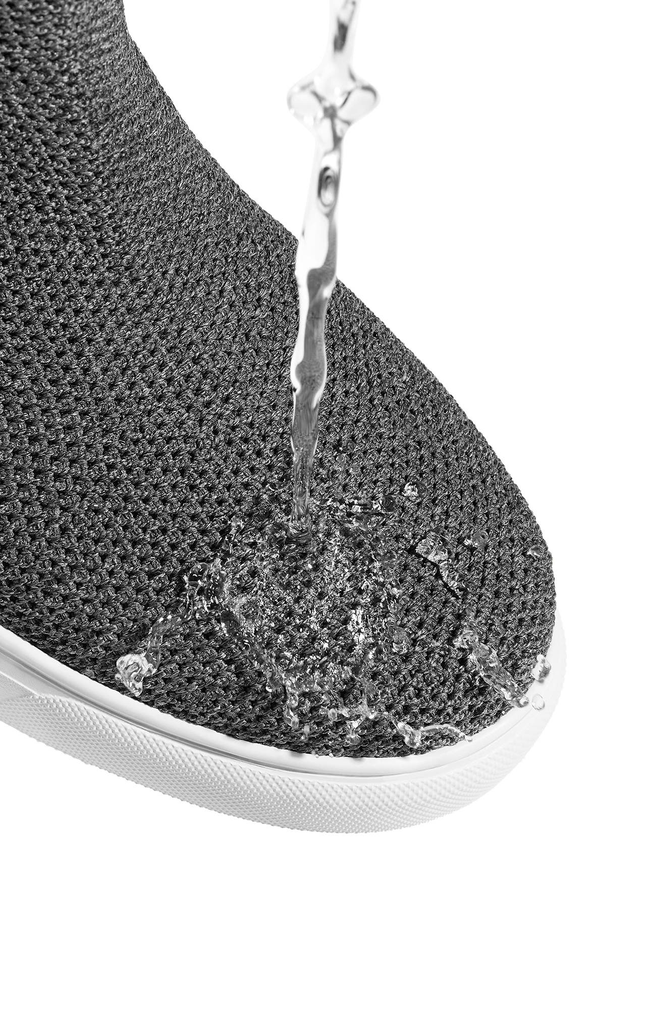 VIVAIA Round-Toe Hidden Wedge Sneakers, Alternate, color, Rich Grey