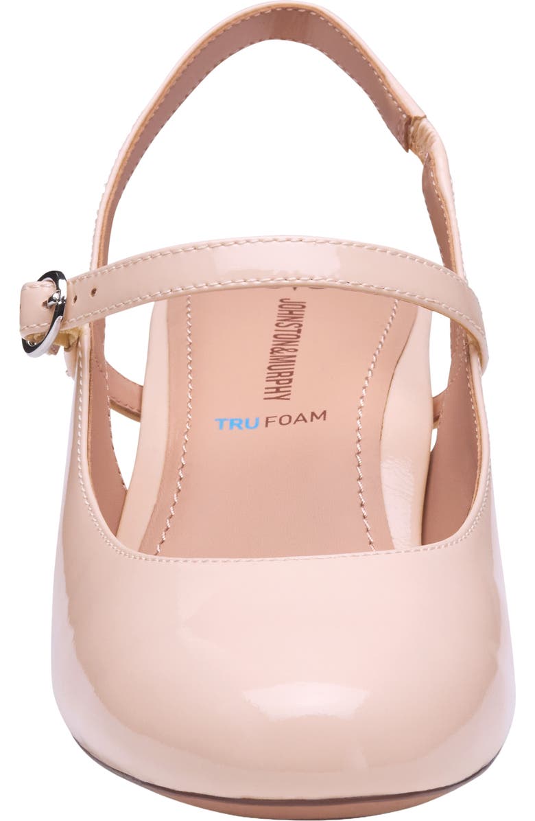 Johnston & Murphy Sienna Mary Jane Slingback Pump, Alternate, color, Blush Patent Leather