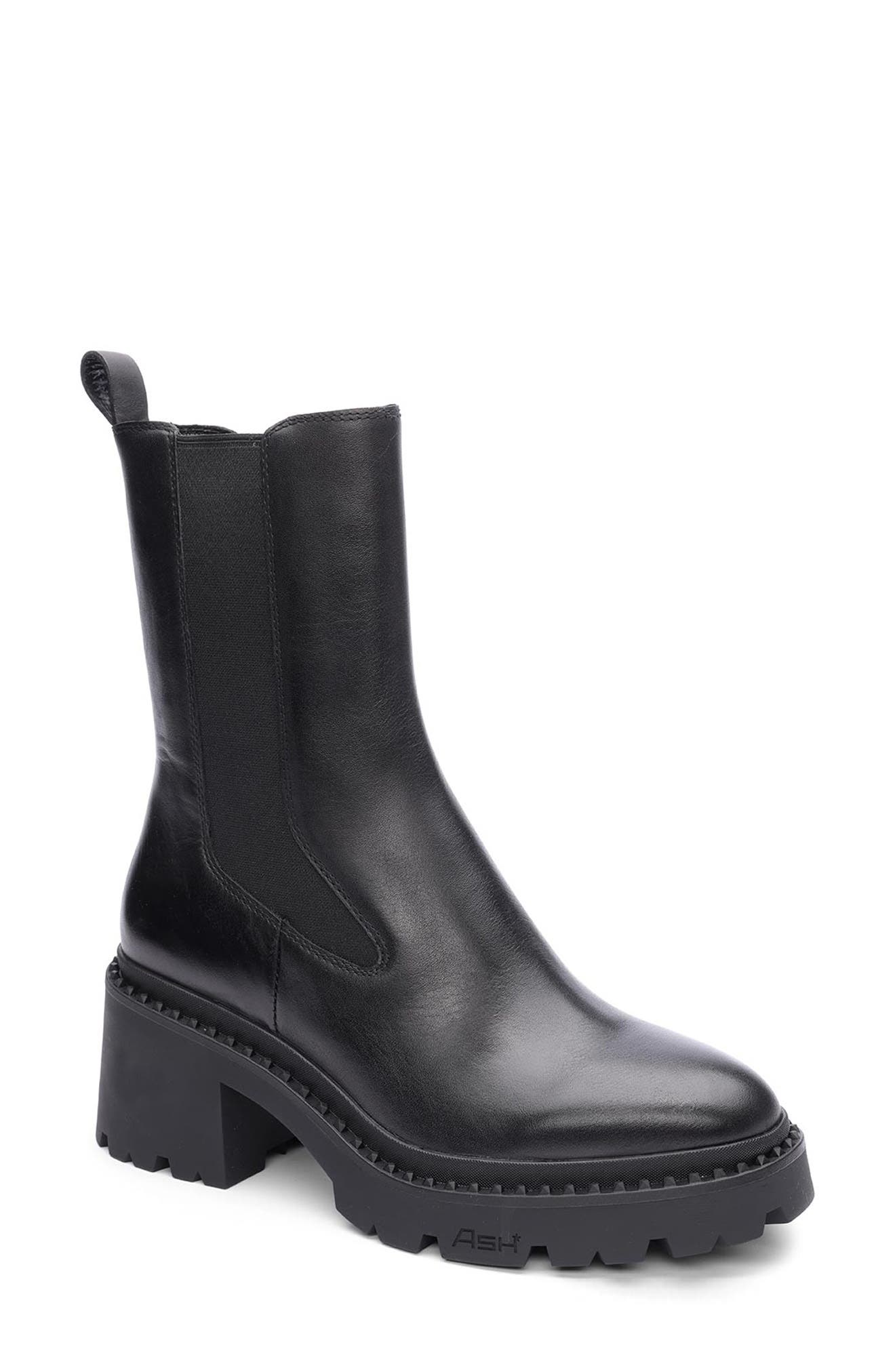 Ash Nico Platform Chelsea Boot, Main, color, 