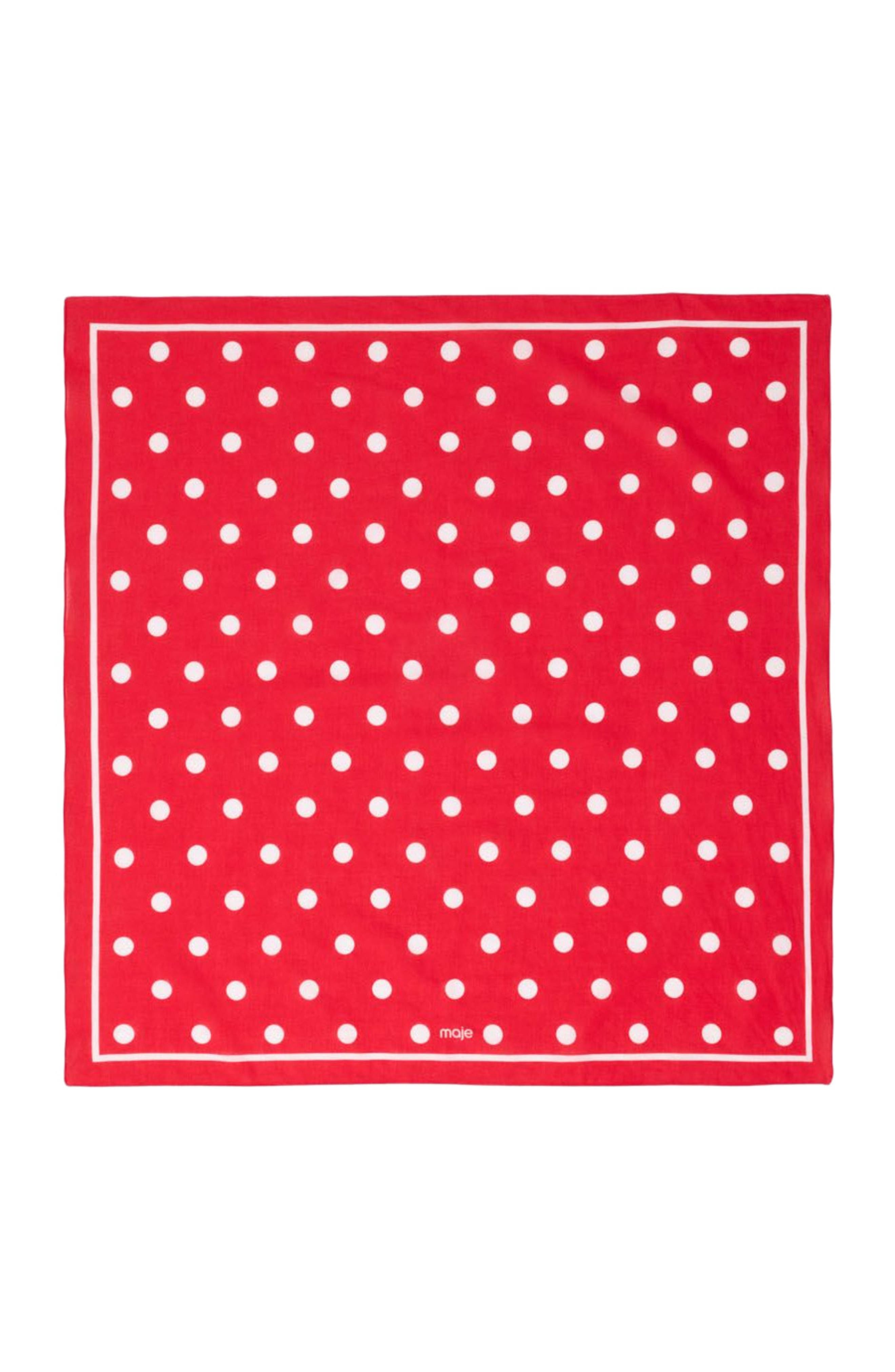 selected Red dots print