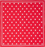maje Polka dot cotton bandana