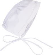 Carriage Boutique Imitation Pearl Cross Christening Gown & Bonnet Set