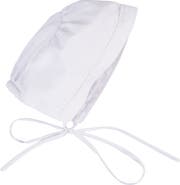 Carriage Boutique Imitation Pearl Cross Christening Gown & Bonnet Set
