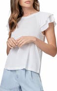 PAIGE Linnea Flutter Sleeve T-Shirt