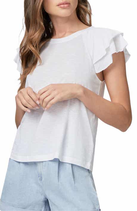 PAIGE Linnea Flutter Sleeve T-Shirt