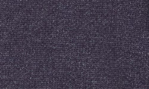 Love Token Hooded Knit Cardigan In Purple