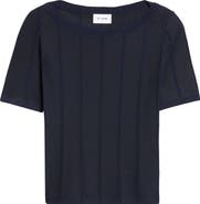 ST. JOHN Diagonal Knit Sweater