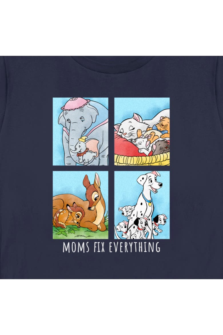 Women's Disney Moms Fix Everything  Graphic T-Shirt, Alternate, color, Navy Blue