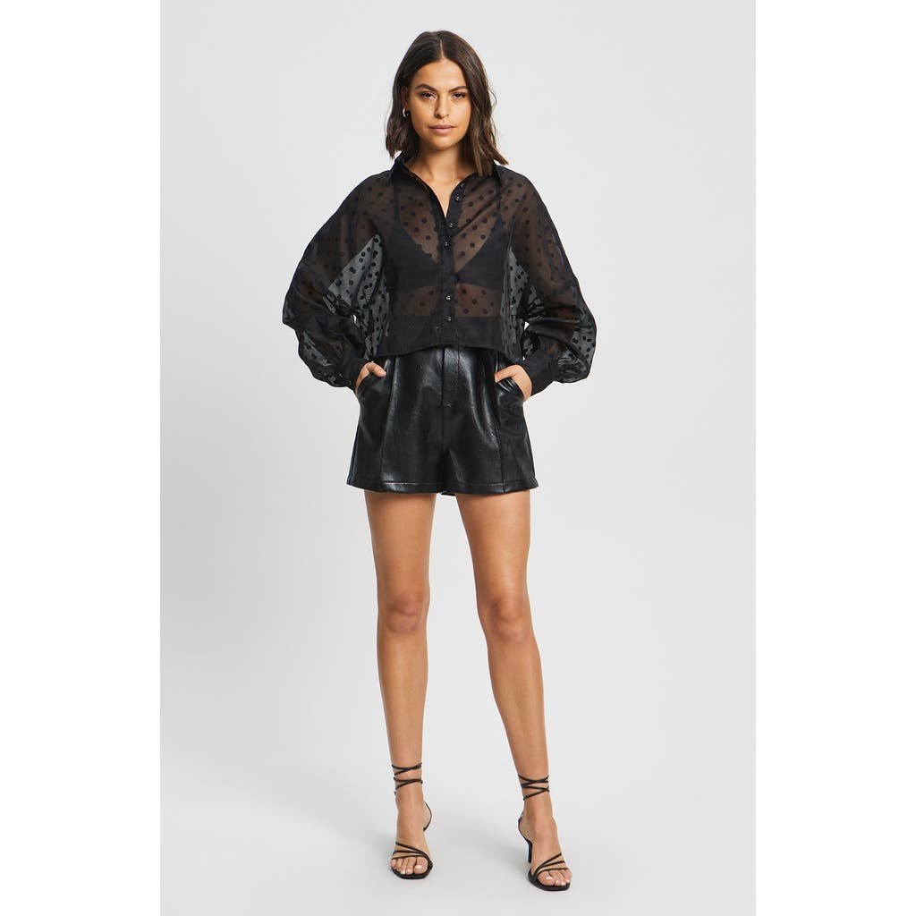 Bwldr Henderson Blouse In Black