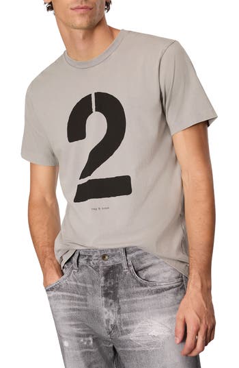 RAG & BONE RAG & BONE NUMBER TWO GRAPHIC T-SHIRT