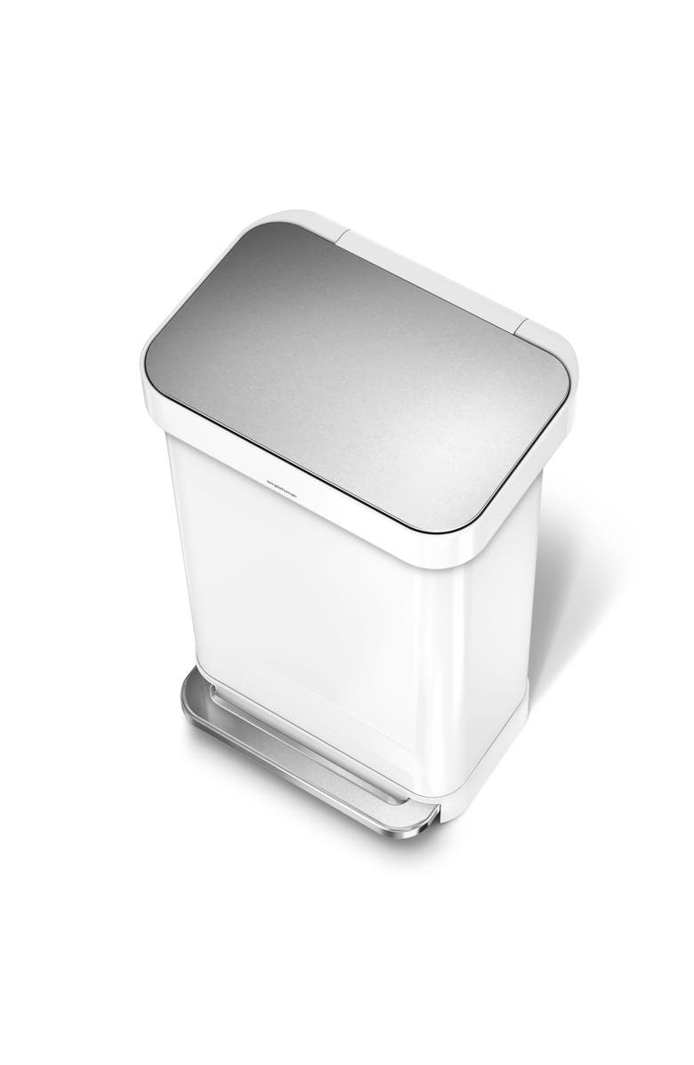 simplehuman 45L rectangular step can with liner pocket, Alternate, color,