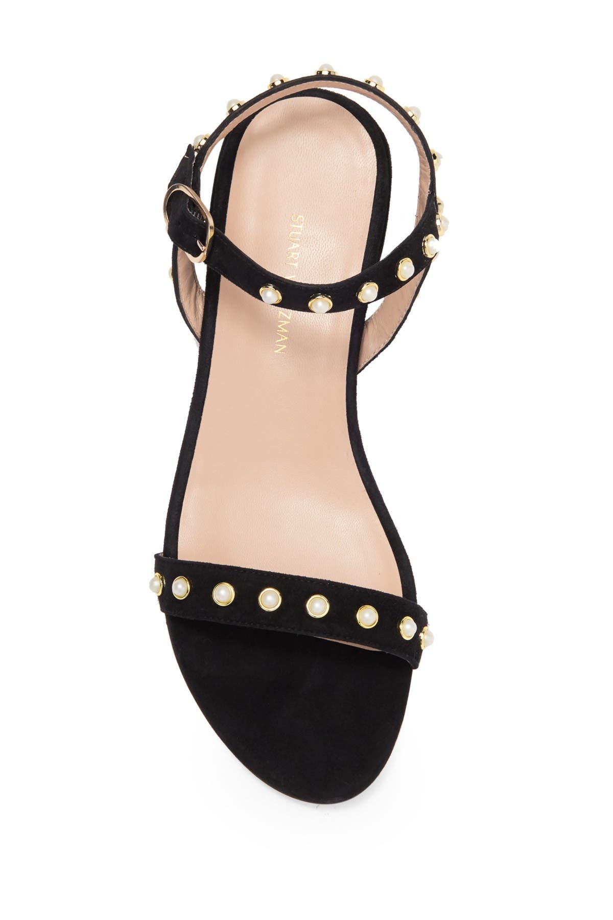 Stuart Weitzman Tibby 35 Pearl Sandal, Alternate, color, 