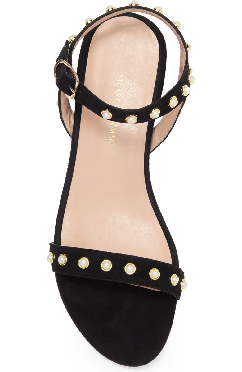 Stuart Weitzman Tibby 35 Pearl Sandal, Alternate, color,