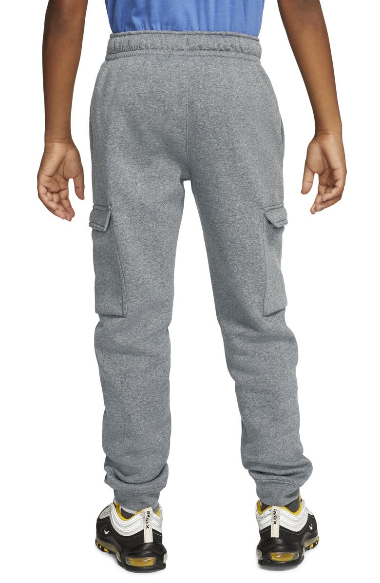 Nike Sportswear Kids' Club Cargo Pants, Alternate, color, Carb H/White